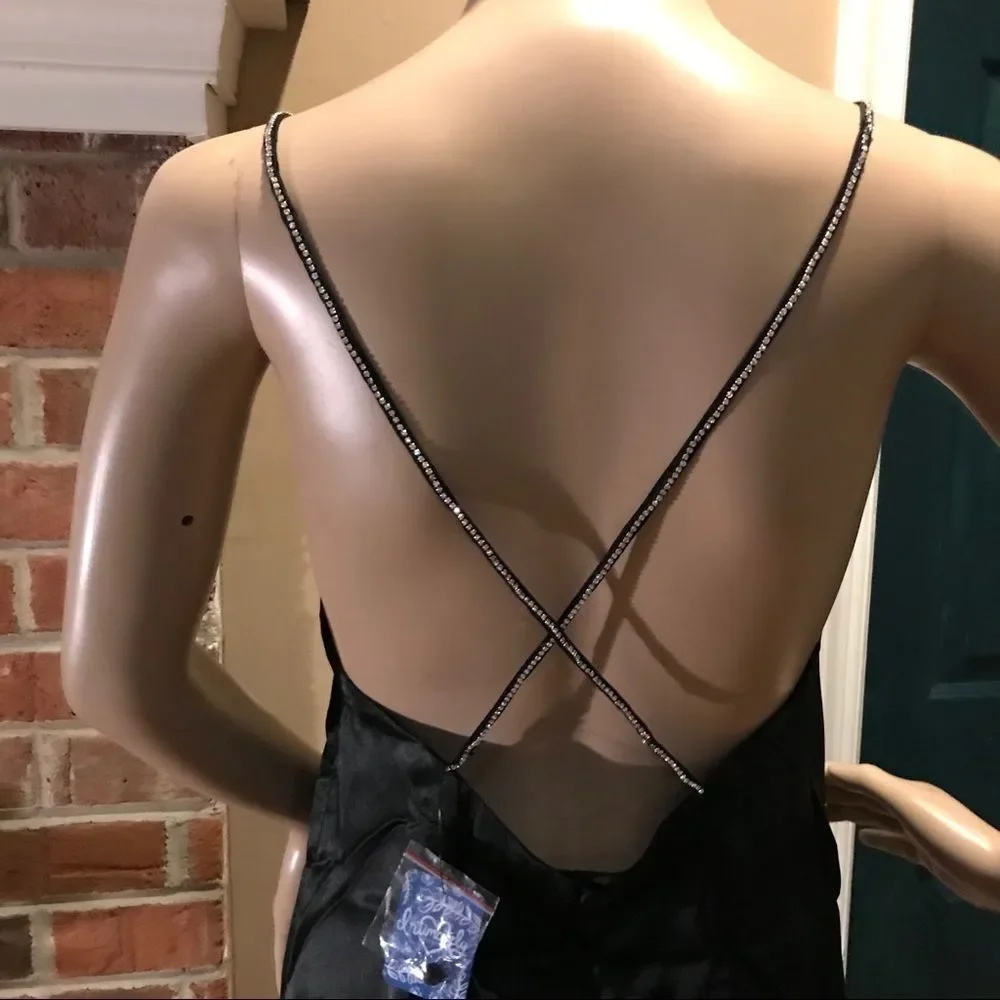 NWT $60 free people Intimately Anthracite Chemise/Mini - Picture 3 of 16